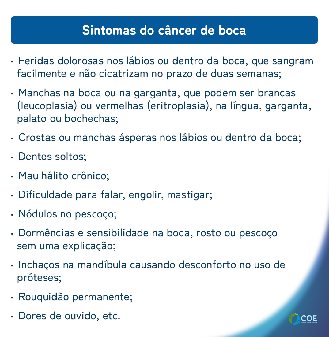 Câncer de boca: como identificar e tratar - COE
